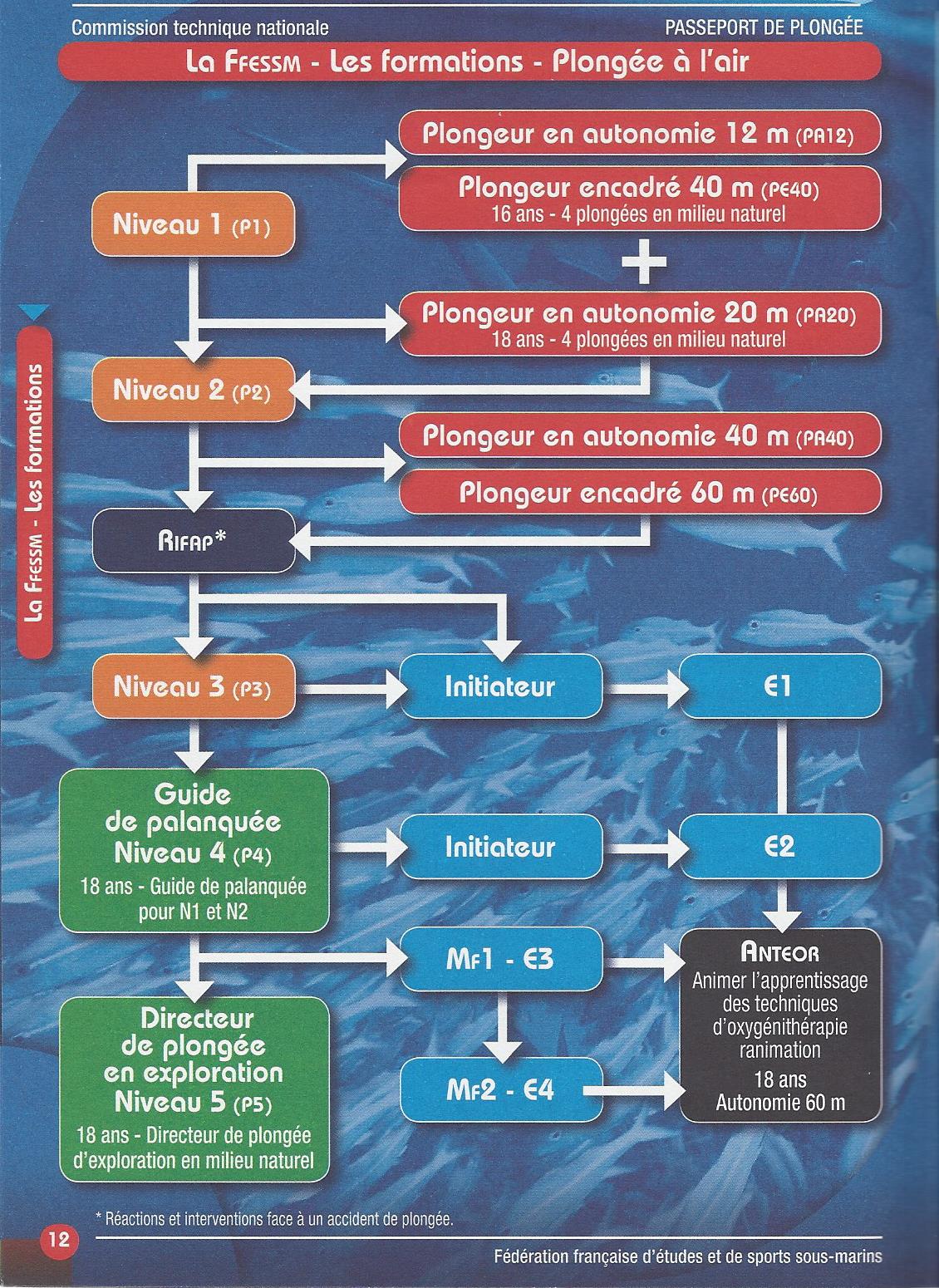 Level 2 Ffessm Formations ASR – Association Subaquatique de Rhuys